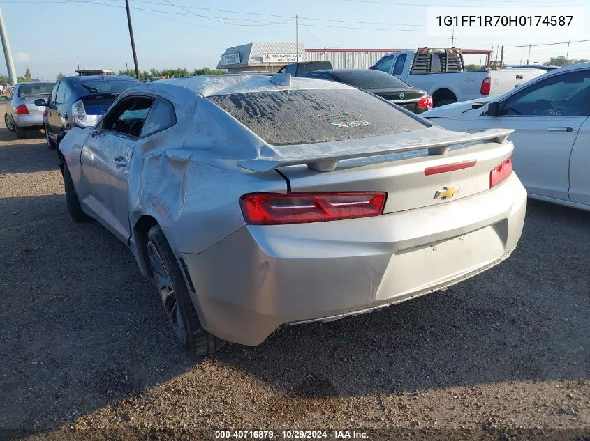 2017 Chevrolet Camaro 1Ss VIN: 1G1FF1R70H0174587 Lot: 40716879