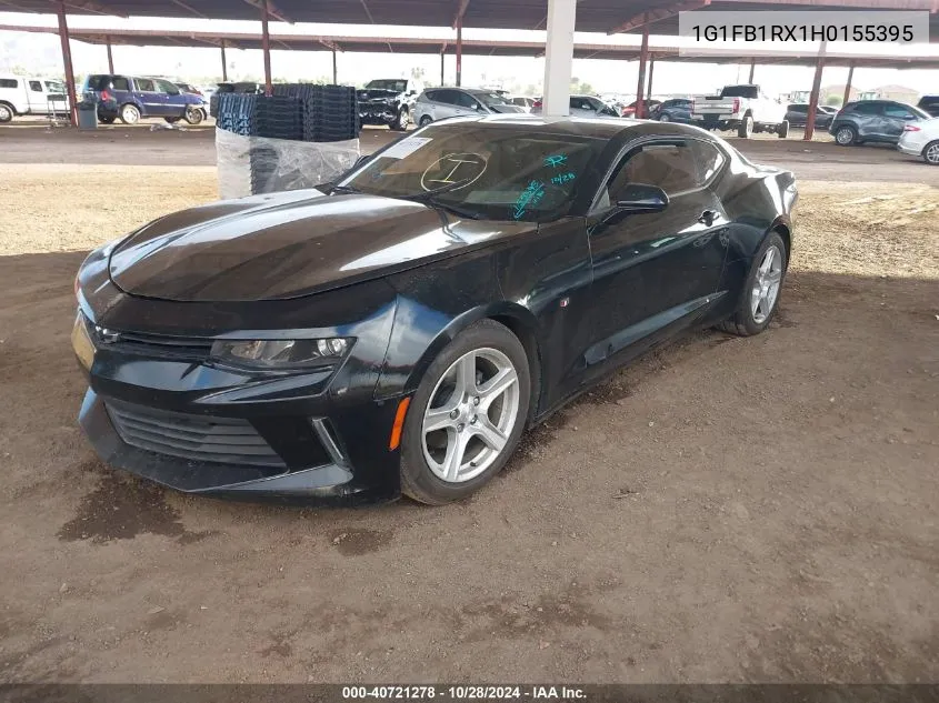 2017 Chevrolet Camaro 1Lt VIN: 1G1FB1RX1H0155395 Lot: 40721278