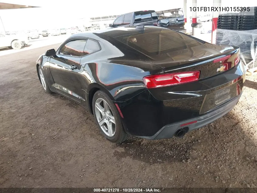 2017 Chevrolet Camaro 1Lt VIN: 1G1FB1RX1H0155395 Lot: 40721278