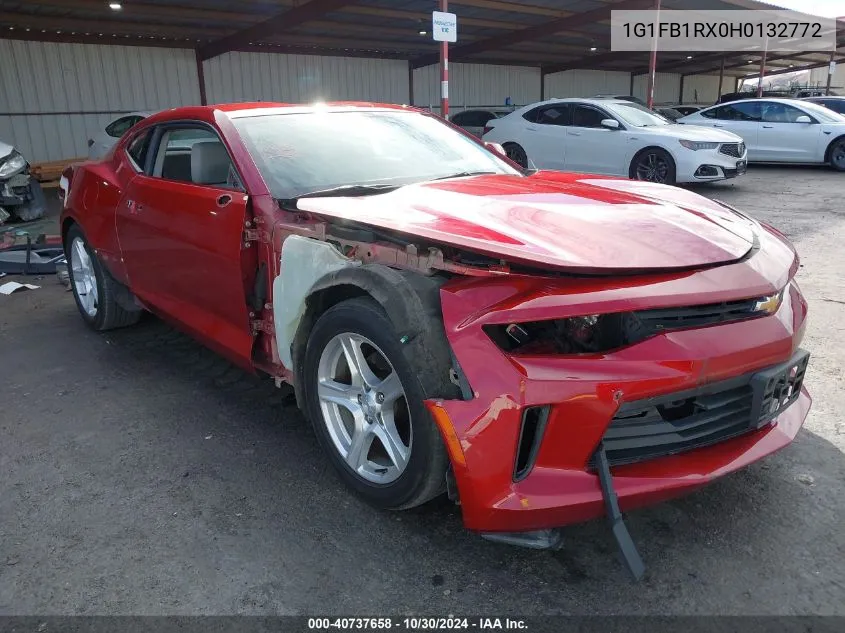 2017 Chevrolet Camaro 1Lt VIN: 1G1FB1RX0H0132772 Lot: 40737658