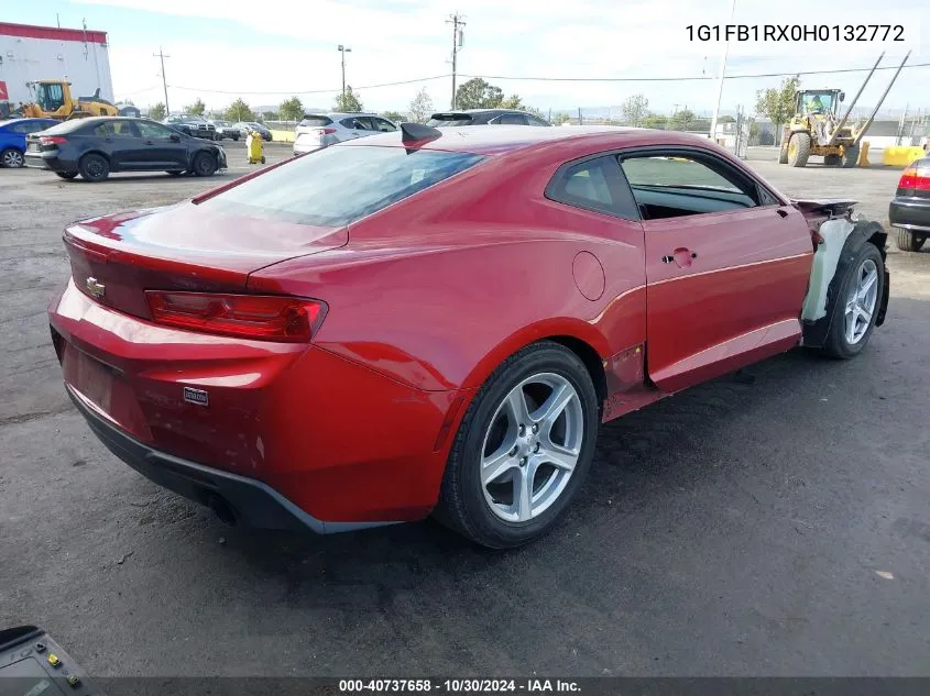 2017 Chevrolet Camaro 1Lt VIN: 1G1FB1RX0H0132772 Lot: 40737658