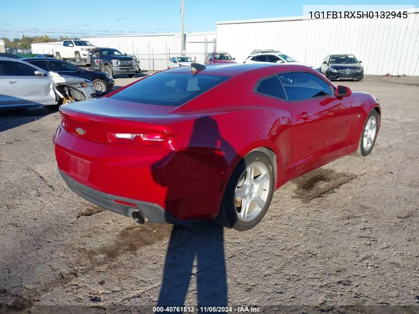 2017 Chevrolet Camaro 1Lt VIN: 1G1FB1RX5H0132945 Lot: 40761513