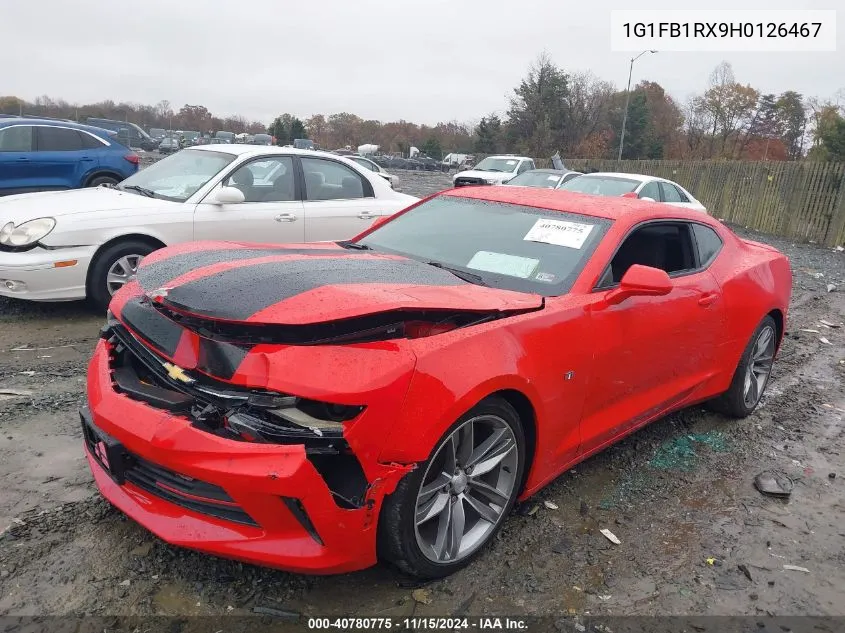 2017 Chevrolet Camaro 1Lt VIN: 1G1FB1RX9H0126467 Lot: 40780775