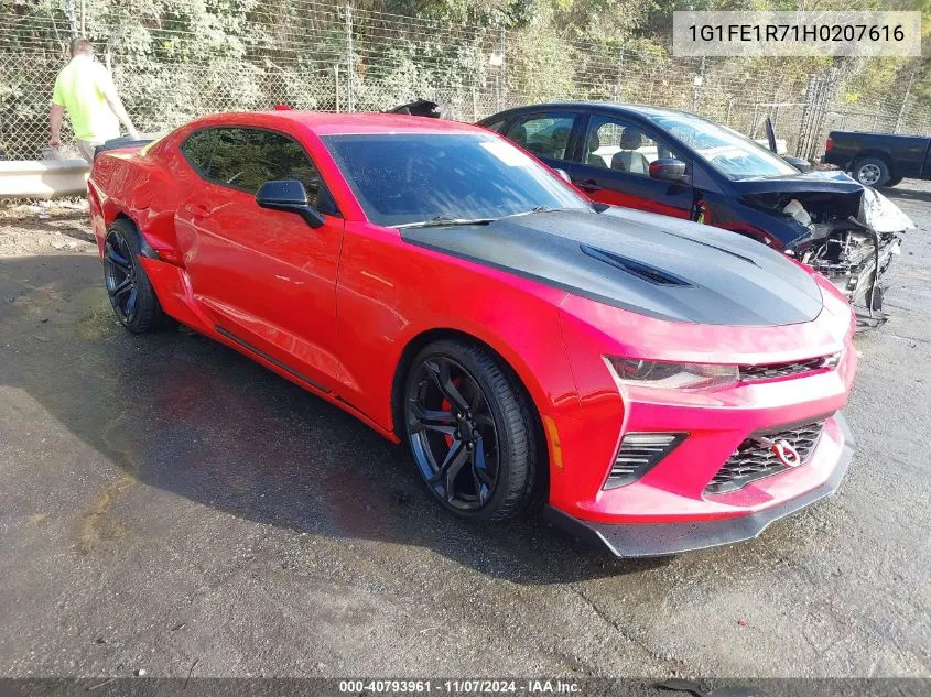 2017 Chevrolet Camaro 1Ss VIN: 1G1FE1R71H0207616 Lot: 40793961