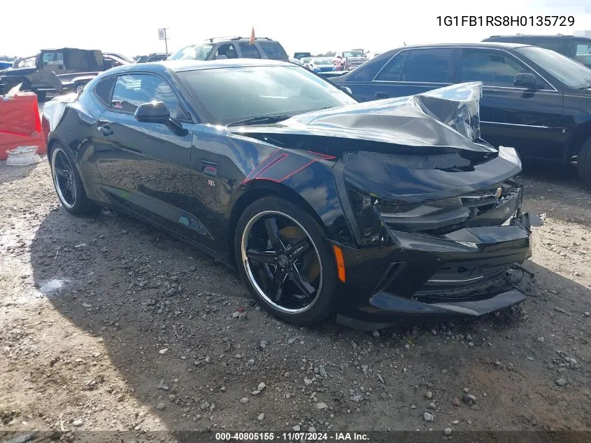 2017 Chevrolet Camaro 1Lt VIN: 1G1FB1RS8H0135729 Lot: 40805155