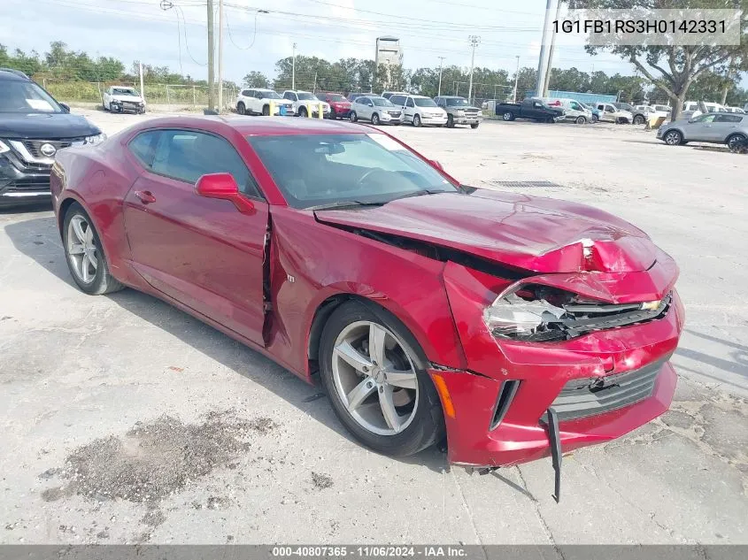 2017 Chevrolet Camaro 1Lt VIN: 1G1FB1RS3H0142331 Lot: 40807365