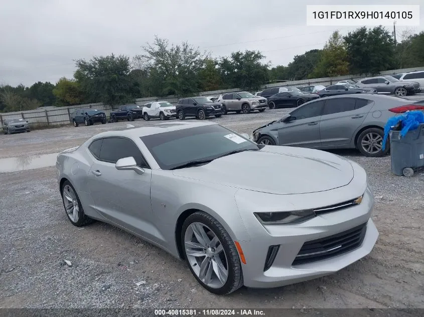 2017 Chevrolet Camaro 2Lt VIN: 1G1FD1RX9H0140105 Lot: 40815381