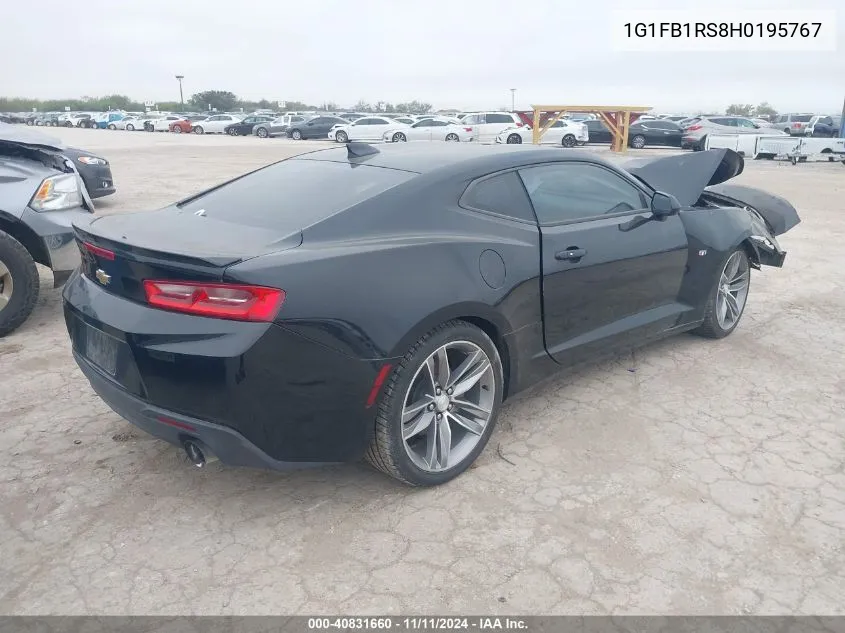 2017 Chevrolet Camaro 1Lt VIN: 1G1FB1RS8H0195767 Lot: 40831660