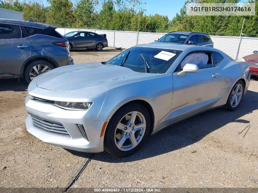 1G1FB1RS3H0174616 2017 Chevrolet Camaro 1Lt