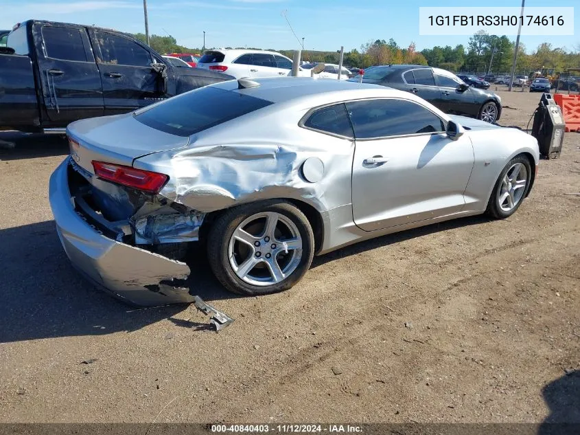 1G1FB1RS3H0174616 2017 Chevrolet Camaro 1Lt