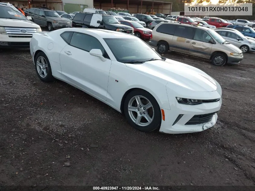 2017 Chevrolet Camaro 1Lt VIN: 1G1FB1RX0H0137048 Lot: 40923947