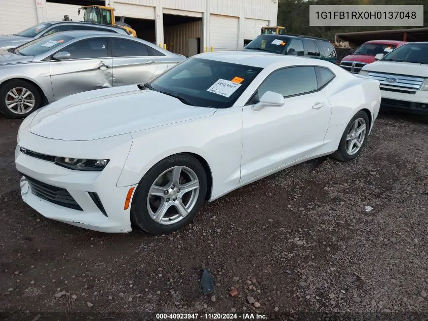 2017 Chevrolet Camaro 1Lt VIN: 1G1FB1RX0H0137048 Lot: 40923947