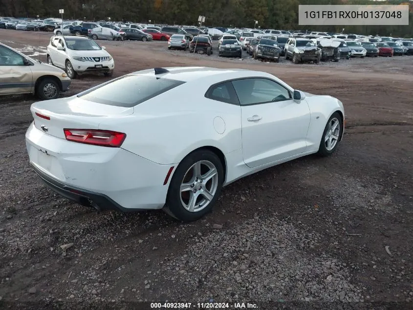 2017 Chevrolet Camaro 1Lt VIN: 1G1FB1RX0H0137048 Lot: 40923947