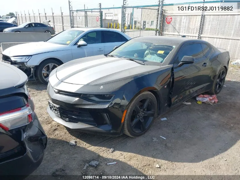 2018 Chevrolet Camaro VIN: 1G1FD1RS2J0119882 Lot: 12098714