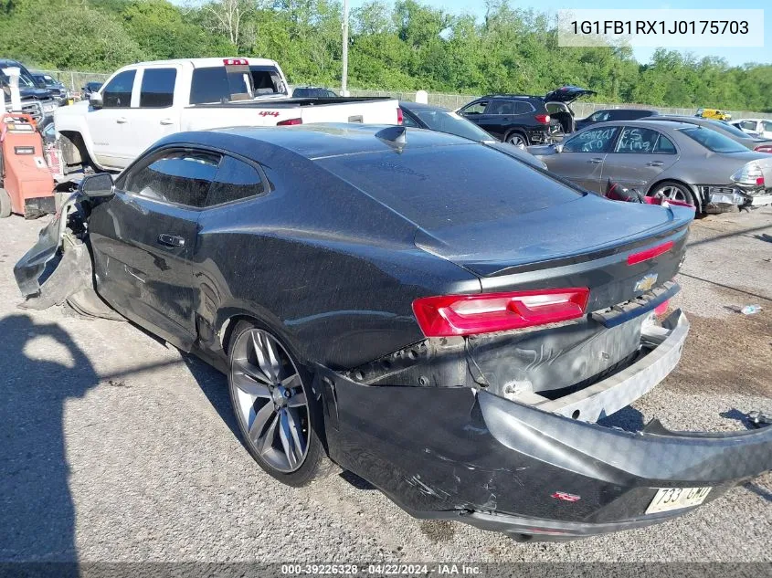 2018 Chevrolet Camaro 1Lt VIN: 1G1FB1RX1J0175703 Lot: 39226328