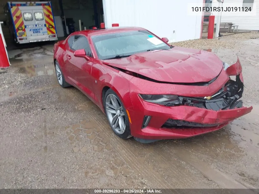 1G1FD1RS1J0191124 2018 Chevrolet Camaro 2Lt