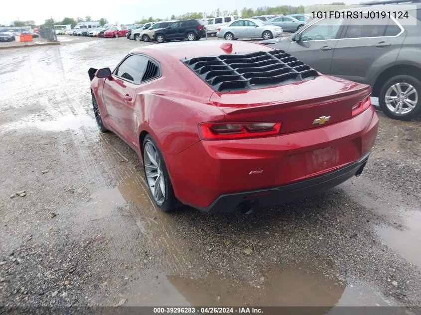 1G1FD1RS1J0191124 2018 Chevrolet Camaro 2Lt