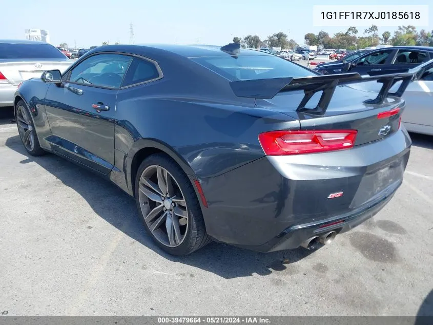 2018 Chevrolet Camaro 1Ss VIN: 1G1FF1R7XJ0185618 Lot: 39479664