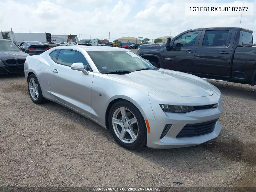 2018 Chevrolet Camaro 1Lt VIN: 1G1FB1RX5J0107677 Lot: 39746781