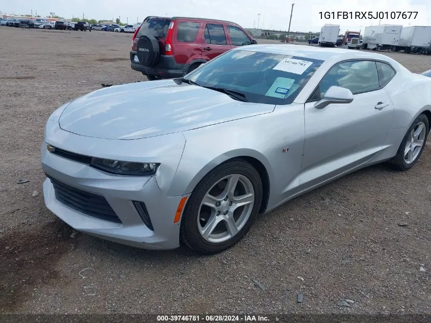 2018 Chevrolet Camaro 1Lt VIN: 1G1FB1RX5J0107677 Lot: 39746781