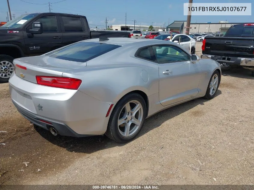 2018 Chevrolet Camaro 1Lt VIN: 1G1FB1RX5J0107677 Lot: 39746781