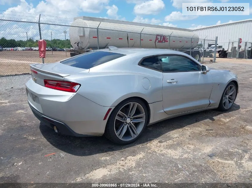 2018 Chevrolet Camaro Lt VIN: 1G1FB1RS6J0123052 Lot: 39965965