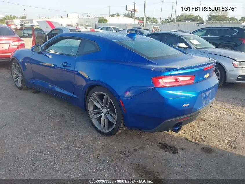 1G1FB1RS5J0183761 2018 Chevrolet Camaro 1Lt