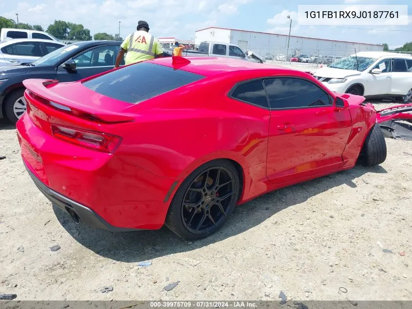 2018 Chevrolet Camaro 1Lt VIN: 1G1FB1RX9J0187761 Lot: 39975709