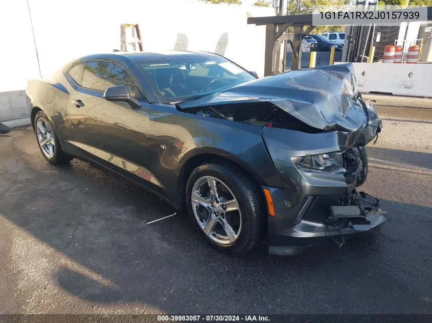 2018 Chevrolet Camaro 1Ls VIN: 1G1FA1RX2J0157939 Lot: 39983057