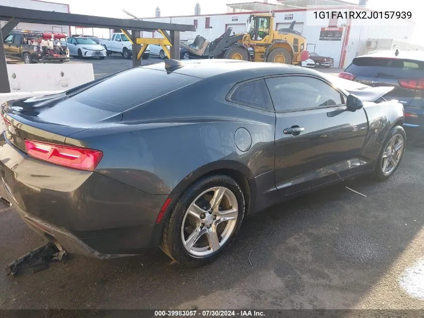 2018 Chevrolet Camaro 1Ls VIN: 1G1FA1RX2J0157939 Lot: 39983057