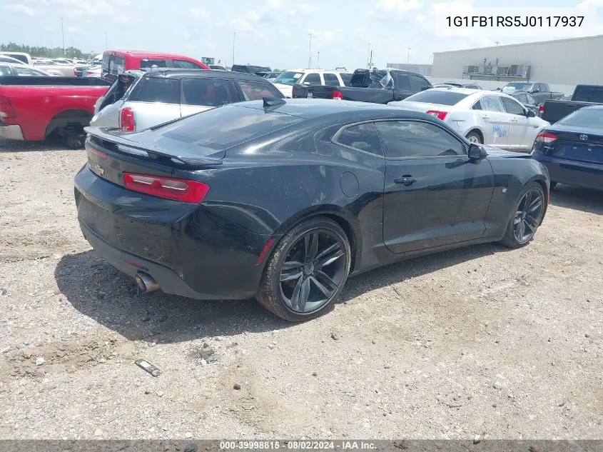 1G1FB1RS5J0117937 2018 Chevrolet Camaro 1Lt