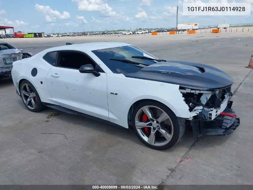 1G1FJ1R63J0114928 2018 Chevrolet Camaro Zl1