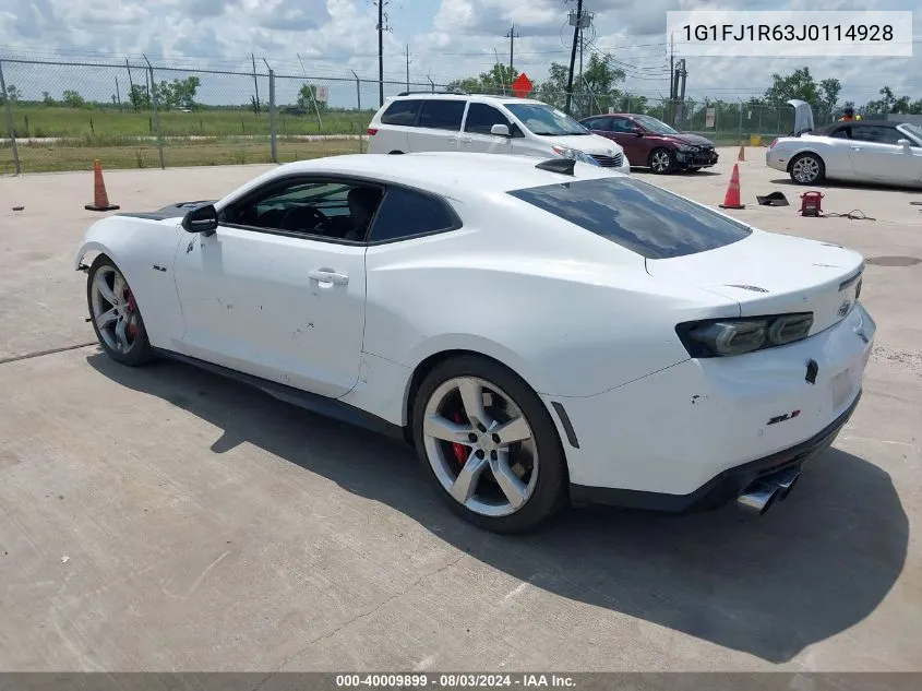 1G1FJ1R63J0114928 2018 Chevrolet Camaro Zl1