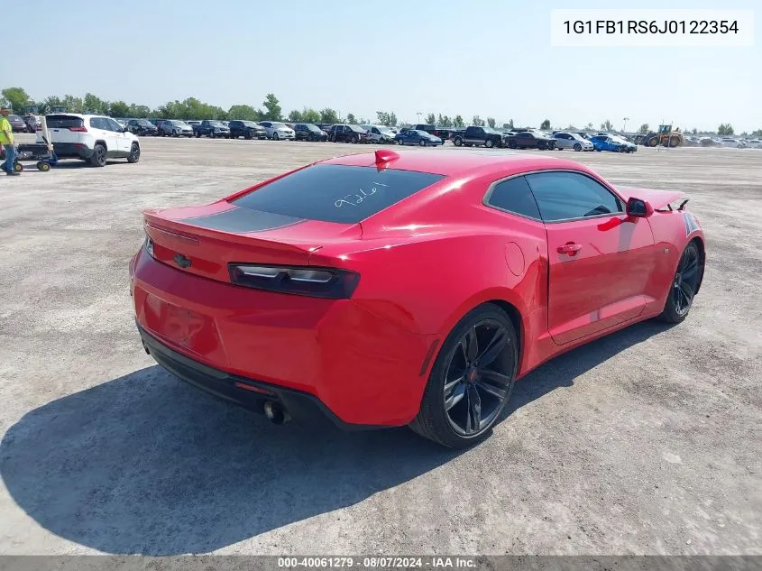 1G1FB1RS6J0122354 2018 Chevrolet Camaro 1Lt