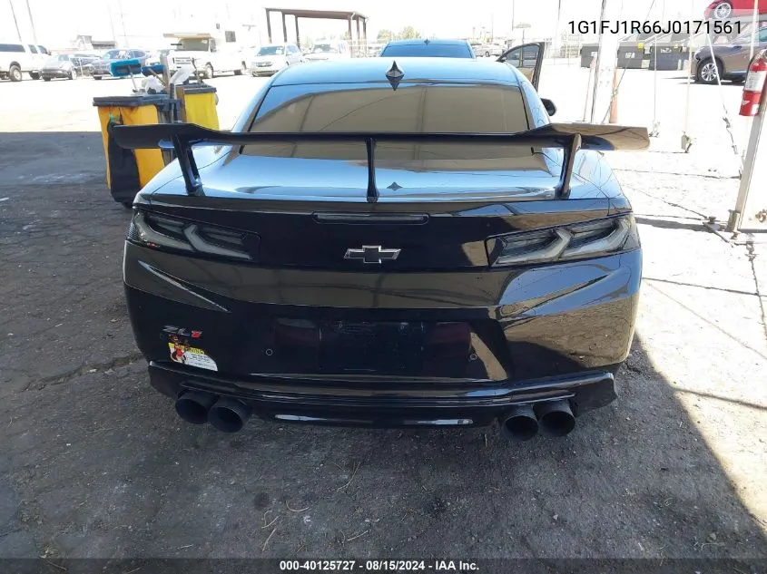 2018 Chevrolet Camaro Zl1 VIN: 1G1FJ1R66J0171561 Lot: 40125727