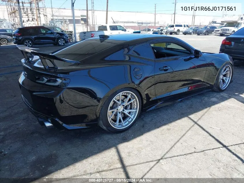 2018 Chevrolet Camaro Zl1 VIN: 1G1FJ1R66J0171561 Lot: 40125727