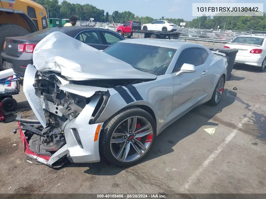 2018 Chevrolet Camaro 1Lt VIN: 1G1FB1RSXJ0130442 Lot: 40188486