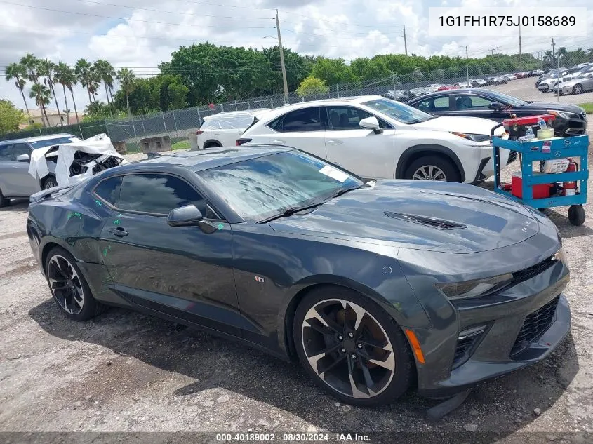 1G1FH1R75J0158689 2018 Chevrolet Camaro 2Ss