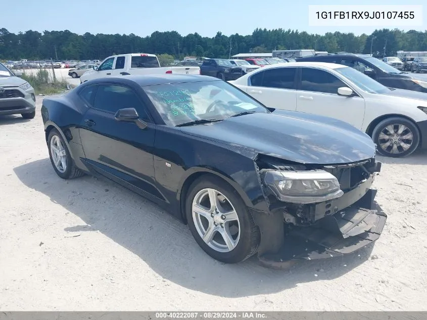 1G1FB1RX9J0107455 2018 Chevrolet Camaro 1Lt