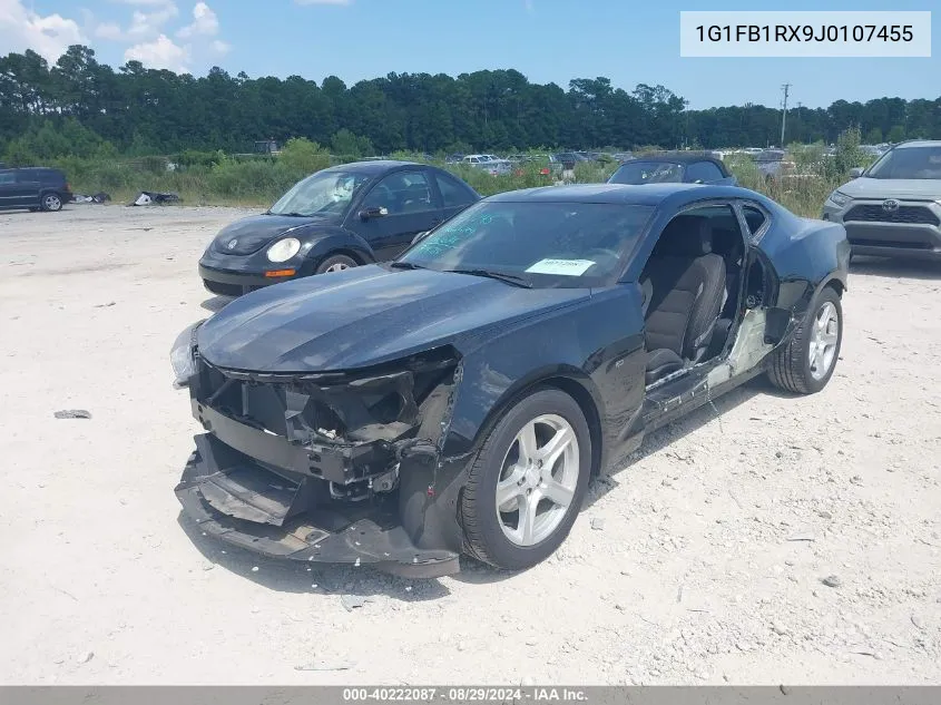 1G1FB1RX9J0107455 2018 Chevrolet Camaro 1Lt