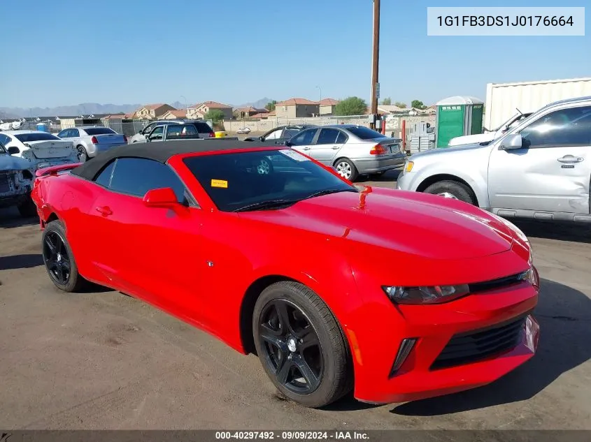 2018 Chevrolet Camaro 1Lt VIN: 1G1FB3DS1J0176664 Lot: 40297492