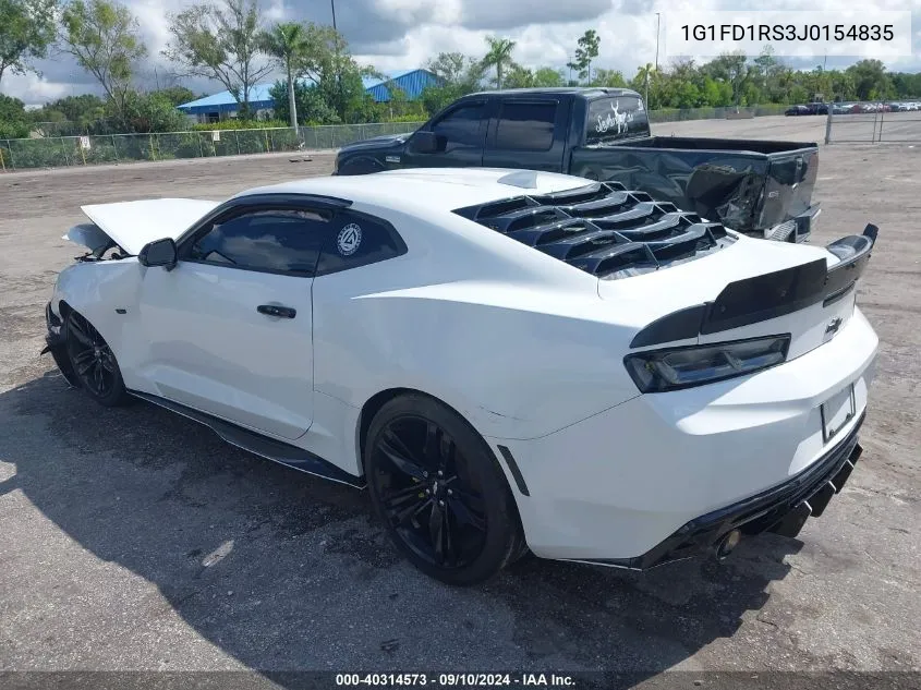 1G1FD1RS3J0154835 2018 Chevrolet Camaro 2Lt