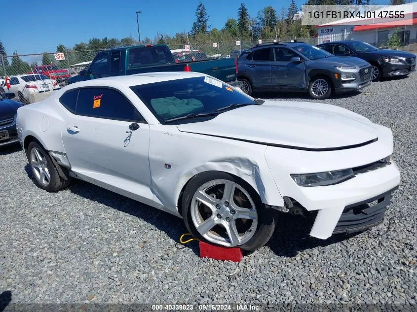 2018 Chevrolet Camaro 1Lt VIN: 1G1FB1RX4J0147555 Lot: 40339823