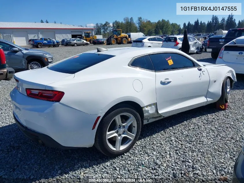 2018 Chevrolet Camaro 1Lt VIN: 1G1FB1RX4J0147555 Lot: 40339823