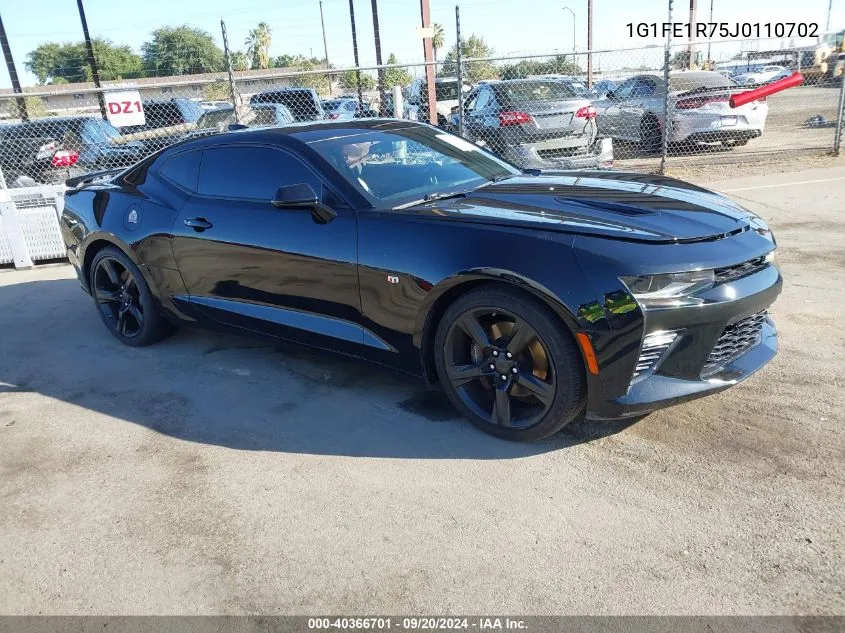 2018 Chevrolet Camaro 1Ss VIN: 1G1FE1R75J0110702 Lot: 40366701