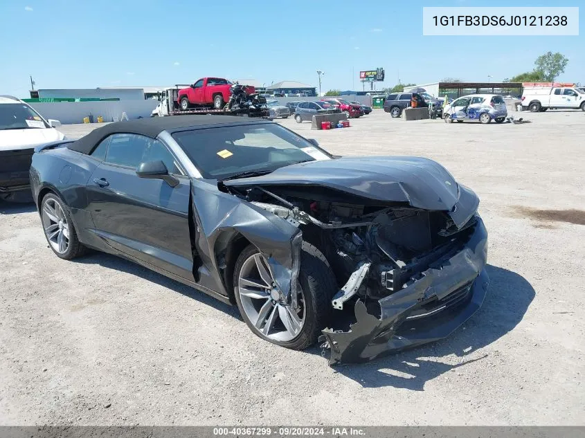 2018 Chevrolet Camaro 1Lt VIN: 1G1FB3DS6J0121238 Lot: 40367299