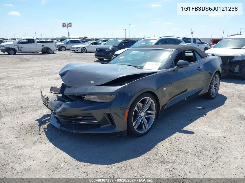 2018 Chevrolet Camaro 1Lt VIN: 1G1FB3DS6J0121238 Lot: 40367299