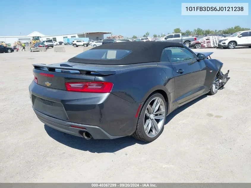 2018 Chevrolet Camaro 1Lt VIN: 1G1FB3DS6J0121238 Lot: 40367299