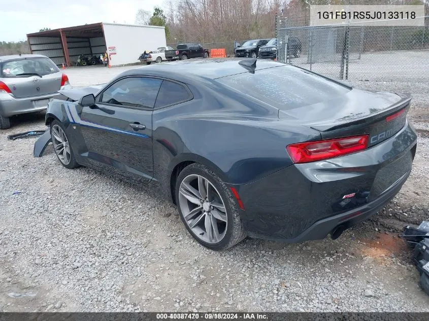 2018 Chevrolet Camaro 1Lt VIN: 1G1FB1RS5J0133118 Lot: 40387470