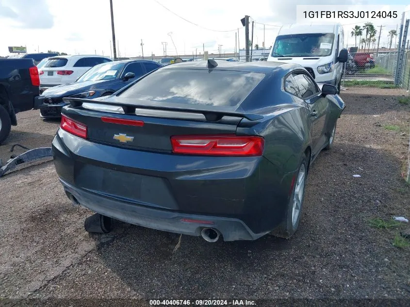 2018 Chevrolet Camaro 1Lt VIN: 1G1FB1RS3J0124045 Lot: 40406746